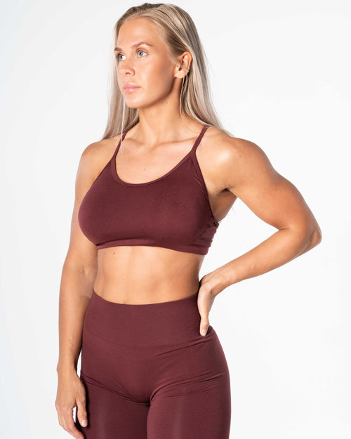 Prime Seamless top - Burgundy