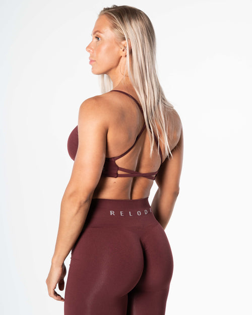 Prime Seamless top - Burgundy