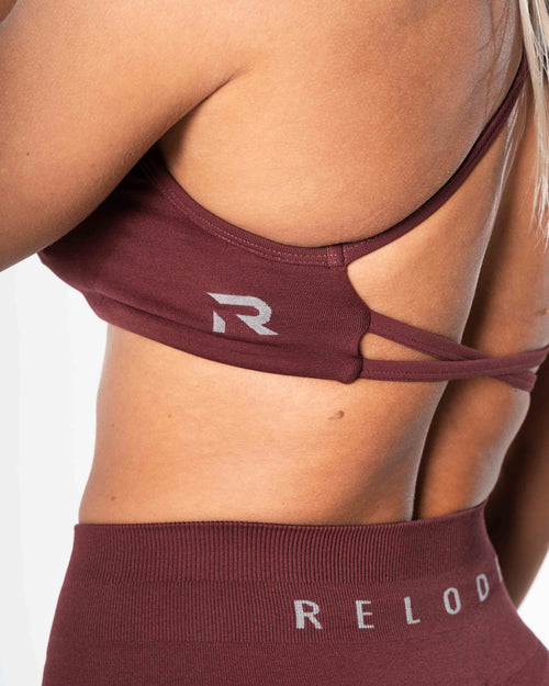 Prime Seamless top - Burgundy