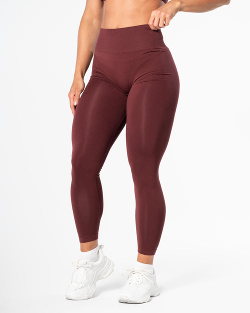 Prime Scrunch Tights - Burgundia