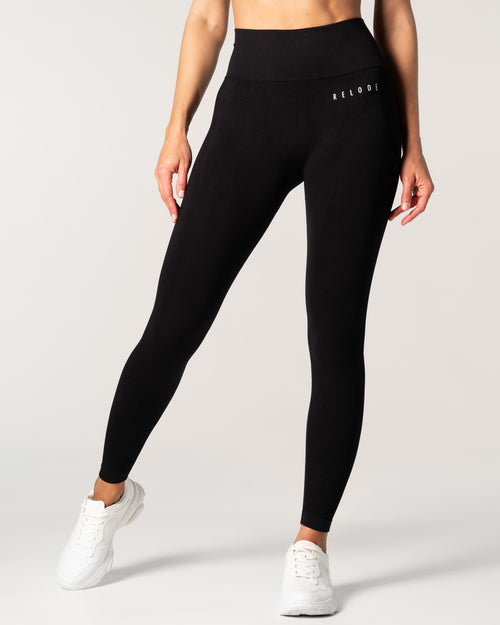 Slipstream Seamless Leggings - musta