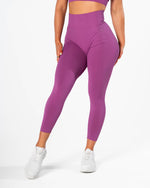 Radiant Scrunch Tights - Neon Purple