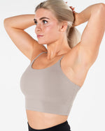 Core Crop Top - beige