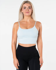 Core Crop Top - vaaleansininen