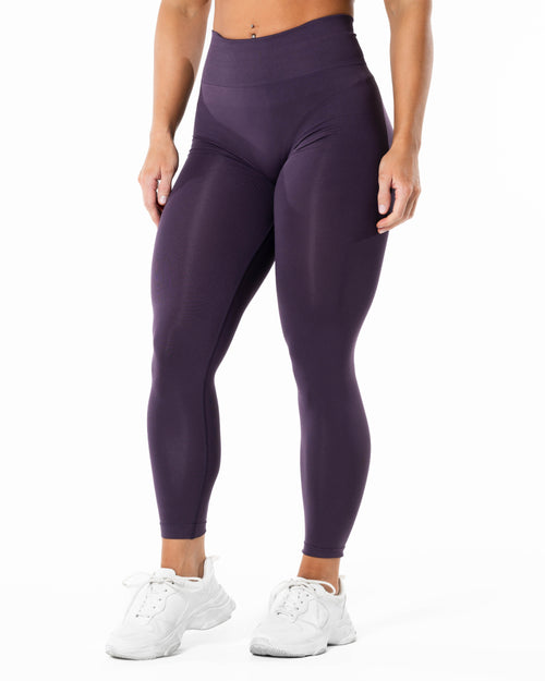 Prime Scrunch Tights - Plum Purple