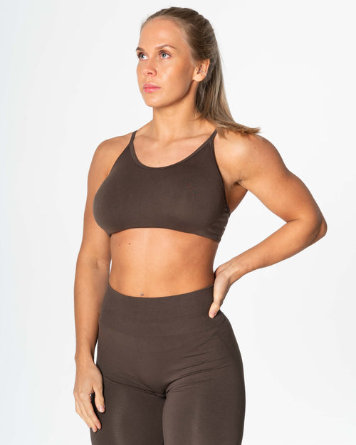 Prime Seamless Top - Brun