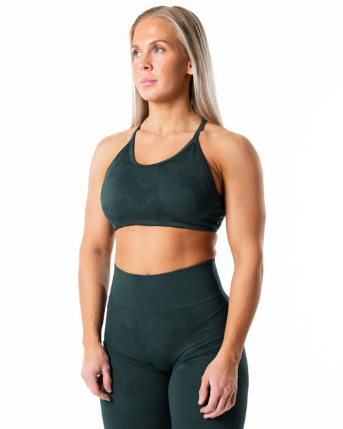 Prime Seamless Camo Top  - Teal