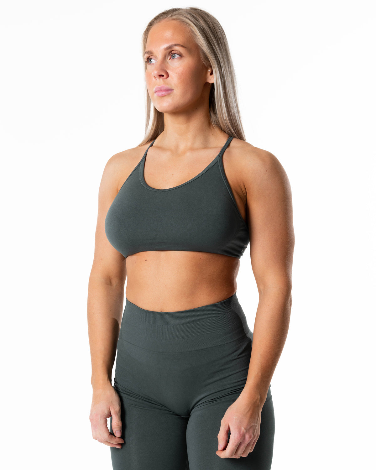 Prime Seamless Top - Dusty Green