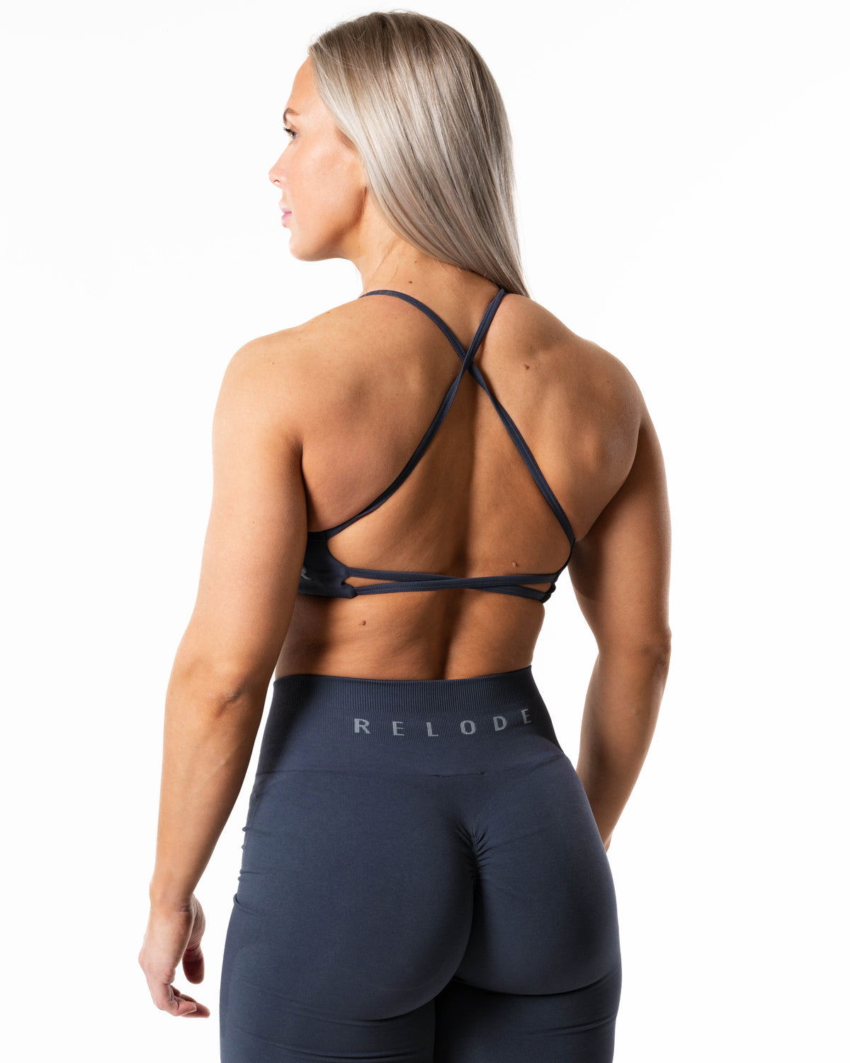 Prime Seamless Top - Dusty Blue