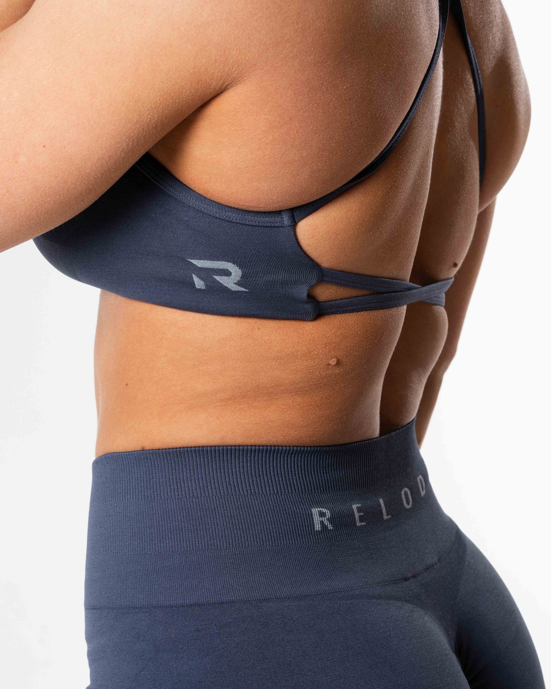 Prime Seamless Top - Dusty Blue