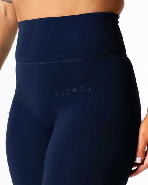 Clean Tights Flared - Mörkblå