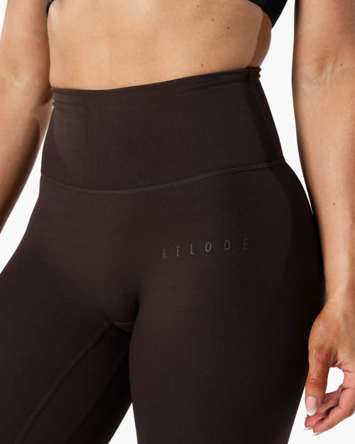 Clean Tights Flared Petite - Brun