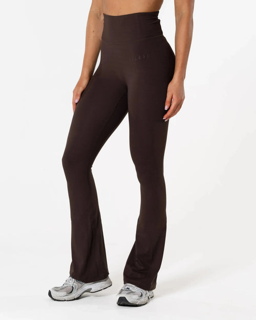 Clean Tights Flared Tall - Brun
