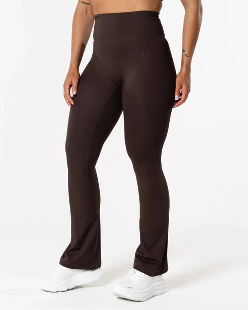 Clean Flared leggings - Brown