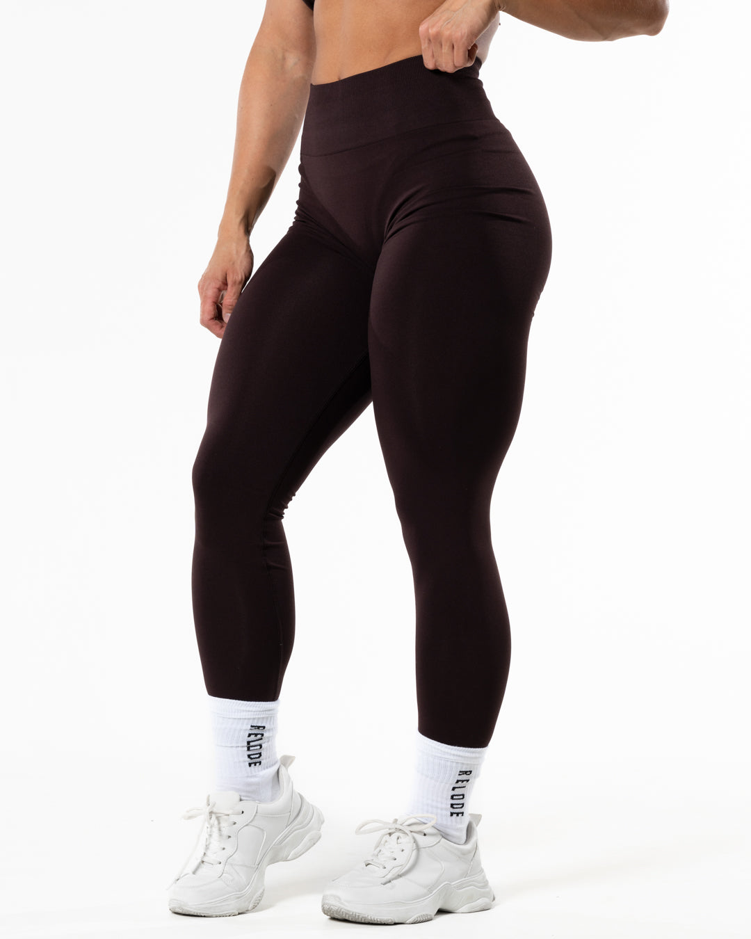Prime Scrunch leggings - Deep Burgundy