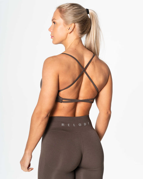 Prime Seamless Top - ruskea